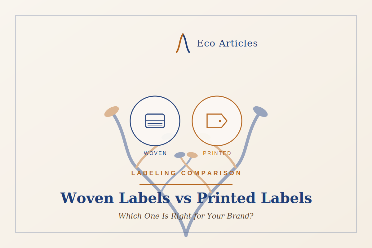 Woven Labels vs. Printed Labels: Which One Is Right for Your Brand?