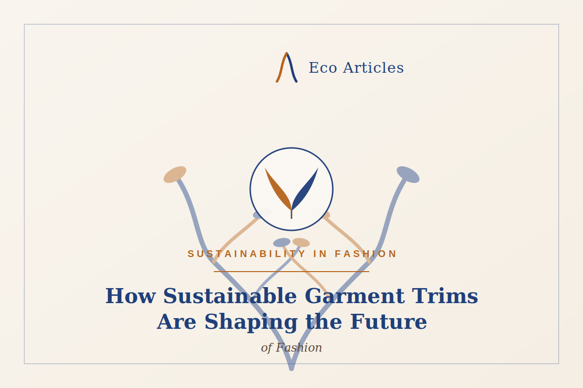 How Sustainable Garment Trims Are Shaping the Future of Fashion?